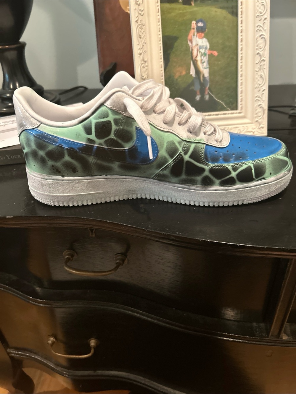 Nike mens Air Force 1 Low - custom shoe - Picture 4 of 5
